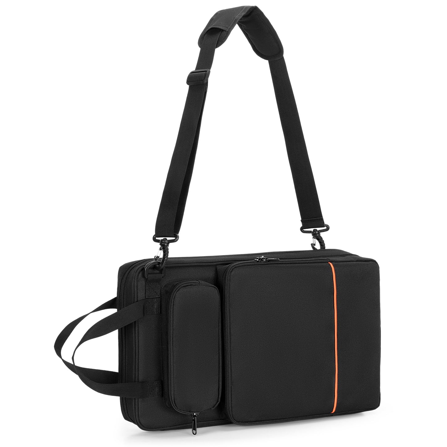 Damero Drumstick Bag, Drumstick Mallet Bag with Detachable Shoulder Strap, Hanging Drum Sticks Bag for Drummers, Beginners in Band, Gig