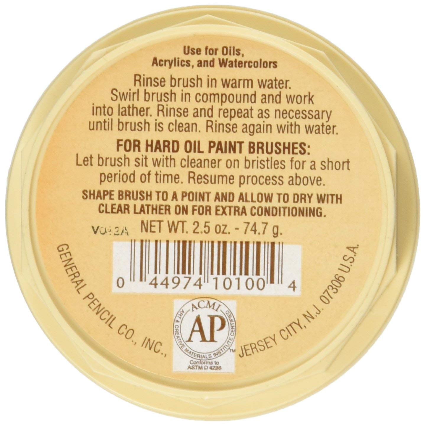 3-Pack - General Pencil 105-BP The Masters Brush Cleaner & Preserver 2.5 Ounces Each