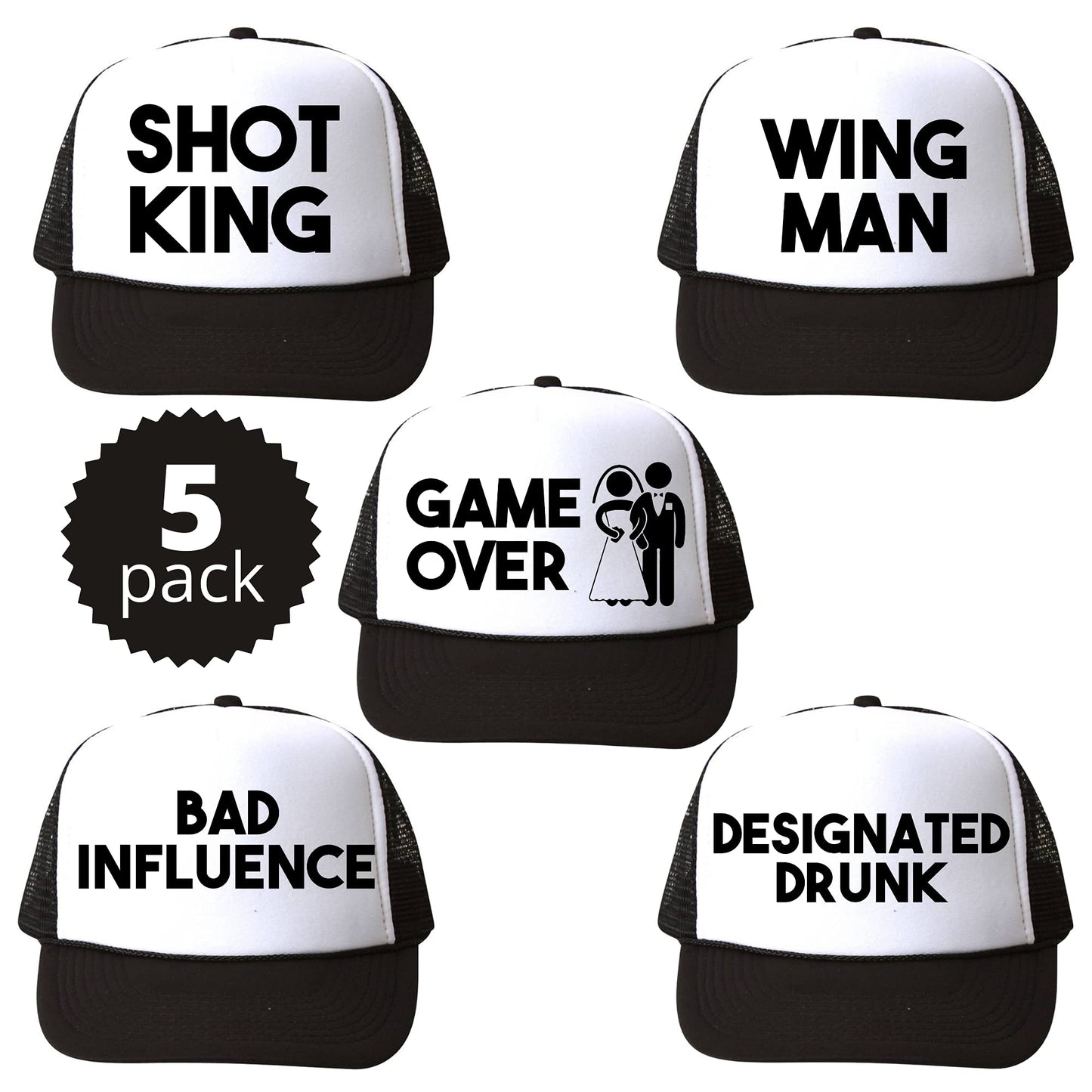 COLEBROOK DESIGNS Bachelor Party Favors Decorations Groomsman Gifts Proposal for Wedding Hats