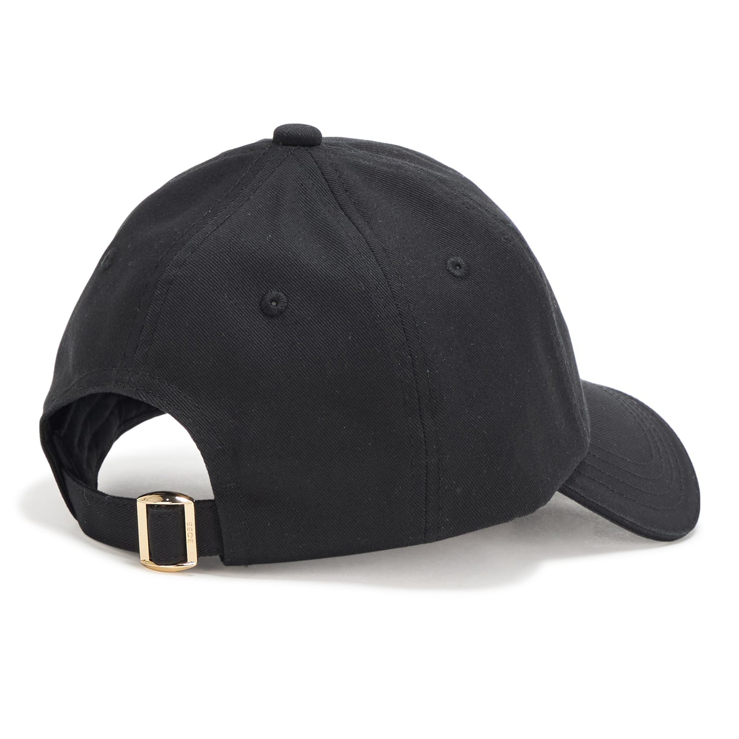 BOSS Women's Small Logo Cotton Twill Cap, Iconic Black, One Size