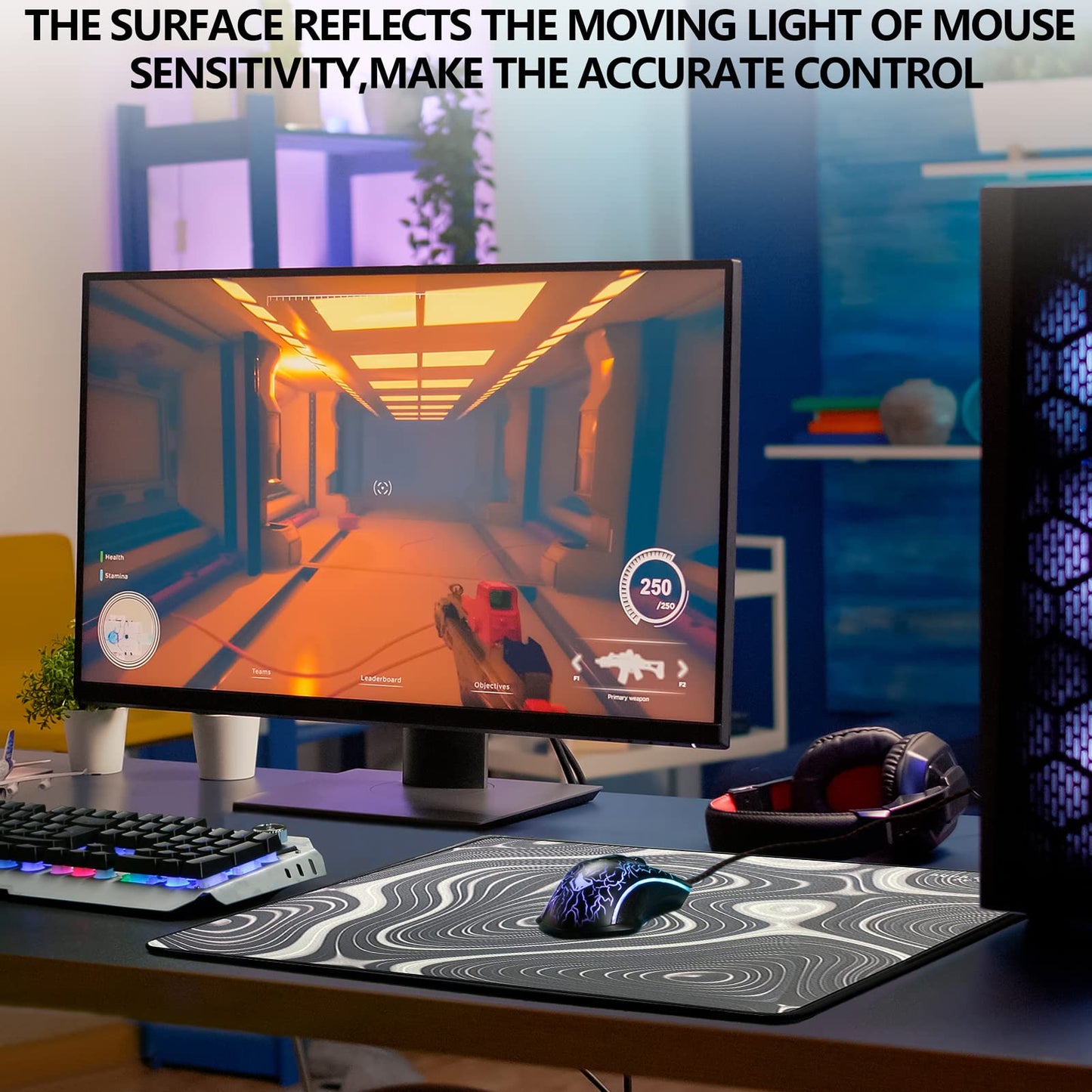 X-Raypad Aqua Control Plus ROB Gaming Mouse Pad, Ultra-High Precision Mouse Pad with Perfect Speed and Control Capability, Consistent X and Y Glide, Designed for Fps Players with Low DPI Requirements