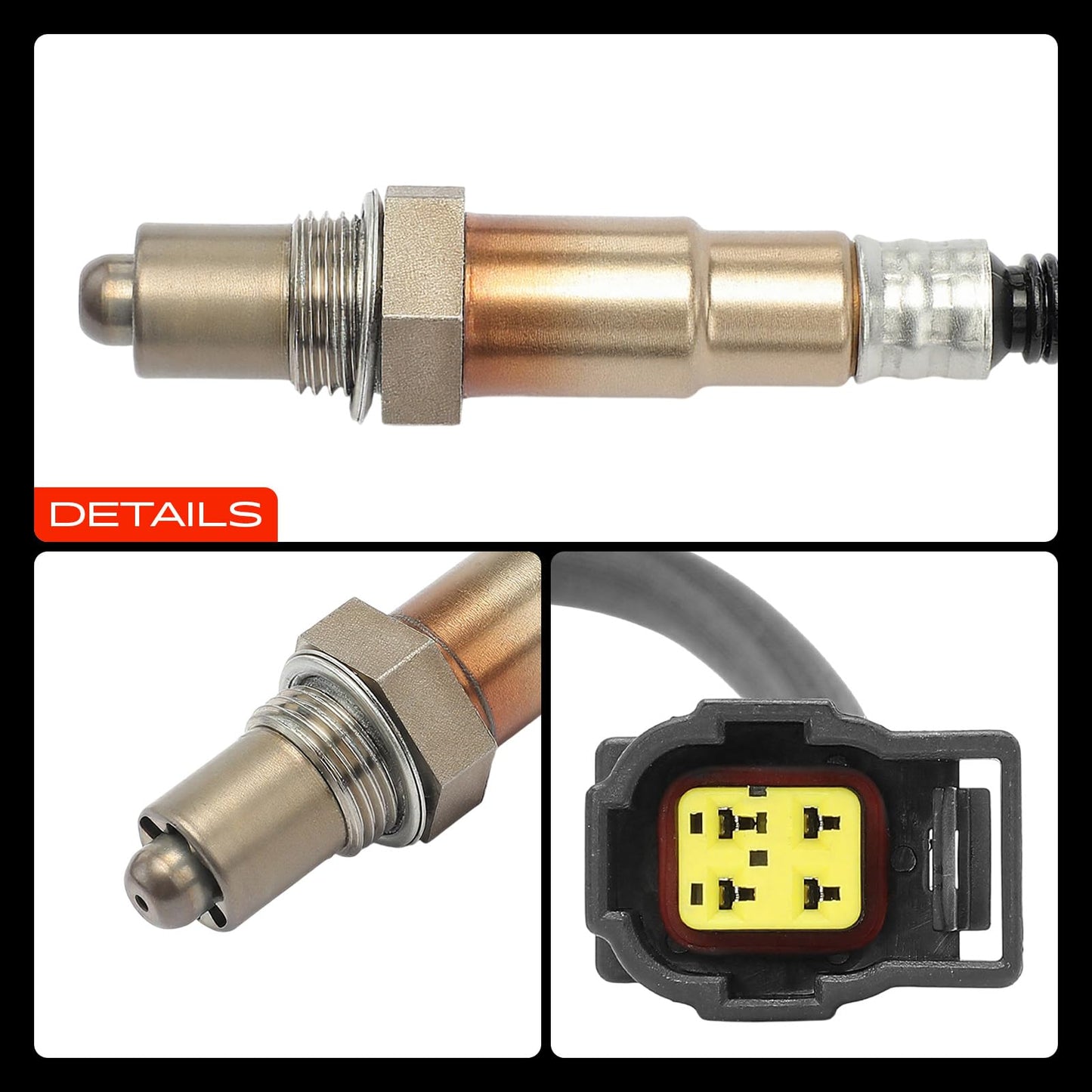 A-Premium O2 Oxygen Sensor Compatible with Chrysler Town & Country, Sebring & Dodge Caravan, Grand Caravan & Jeep Compass, Patriot, Wrangler & Mercedes-Benz C230, C280, C300, E350, Replace# 56029085AA