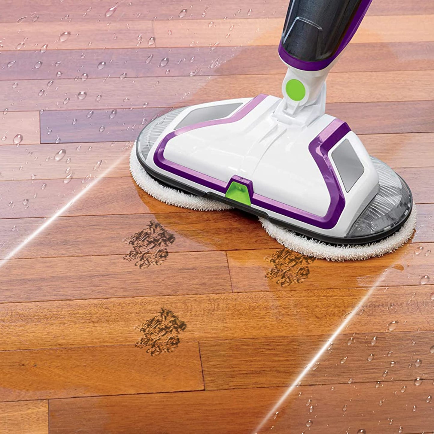 KEEPOW Spinwave Replacement Pads for Bissell Spinwave Mop 2124,2039A,2307,23157,20391,20399 Powered Hard Floor Mop (6 Pack)