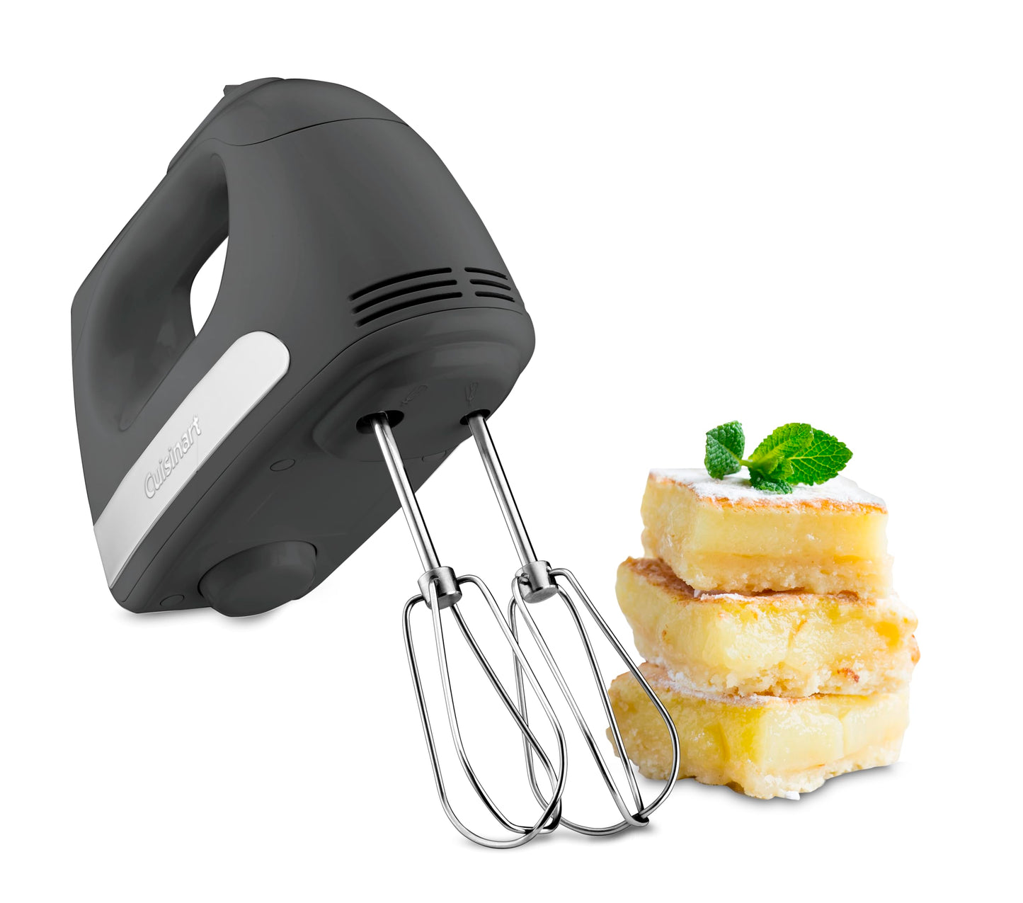 Cuisinart Power Advantage 3-Speed Hand Mixer, Easy-Clean Beaters, Heel Rest, 200W, Black (HM-3BKC)