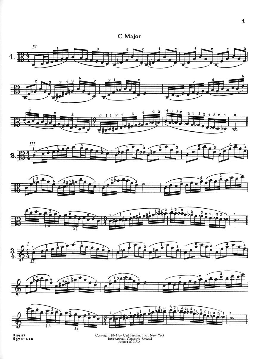 Scale System: Scale Exercises in All Major and Minor Keys for Daily Study