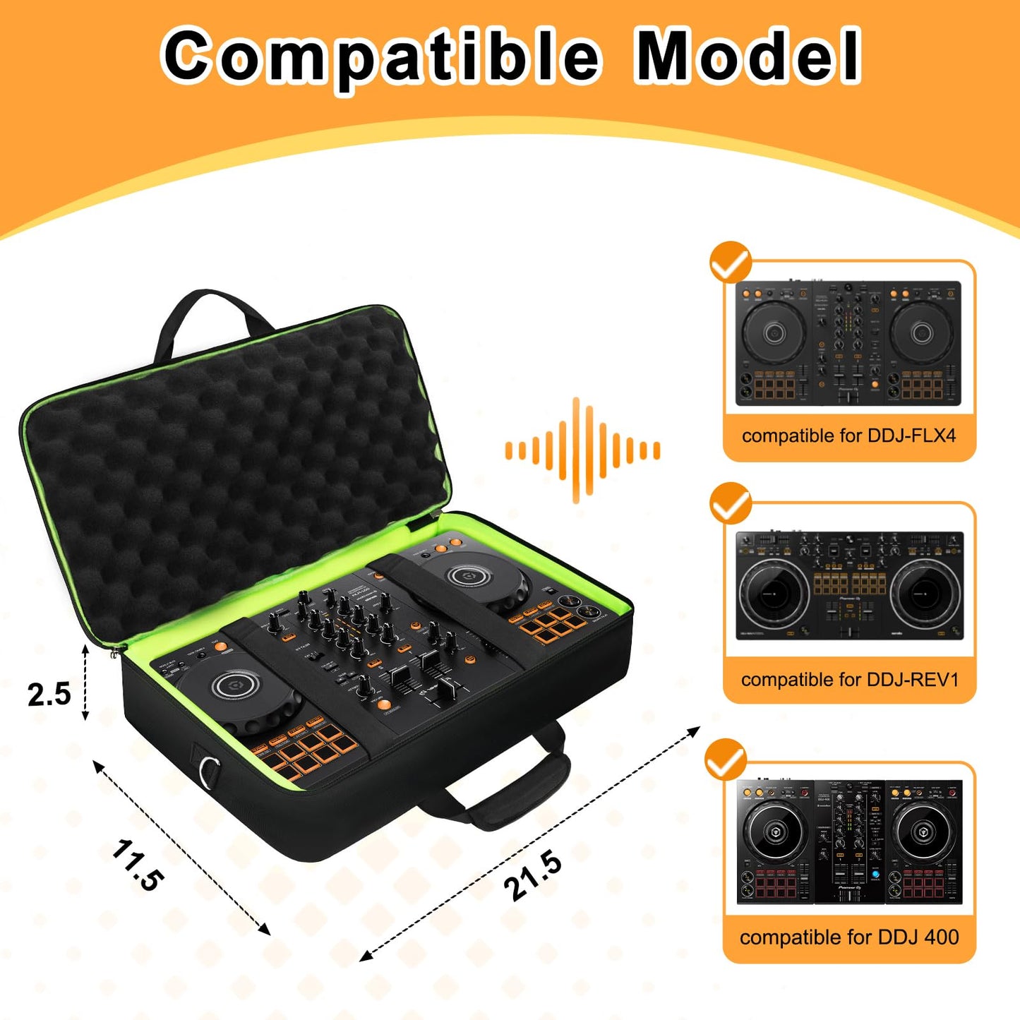 SNIGJAT DJ Controller Bag