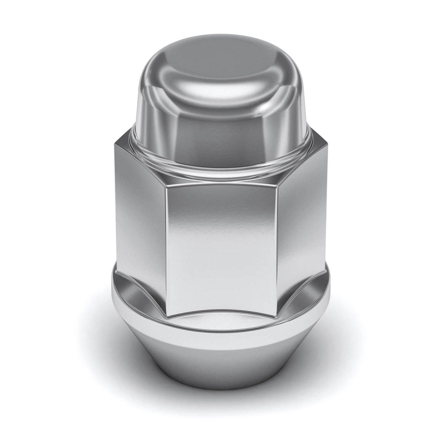 White Knight 1706S-20AM 12mm x 1.25 Thread Size Chrome Bulge Acorn Lug Nut, 20-Pack