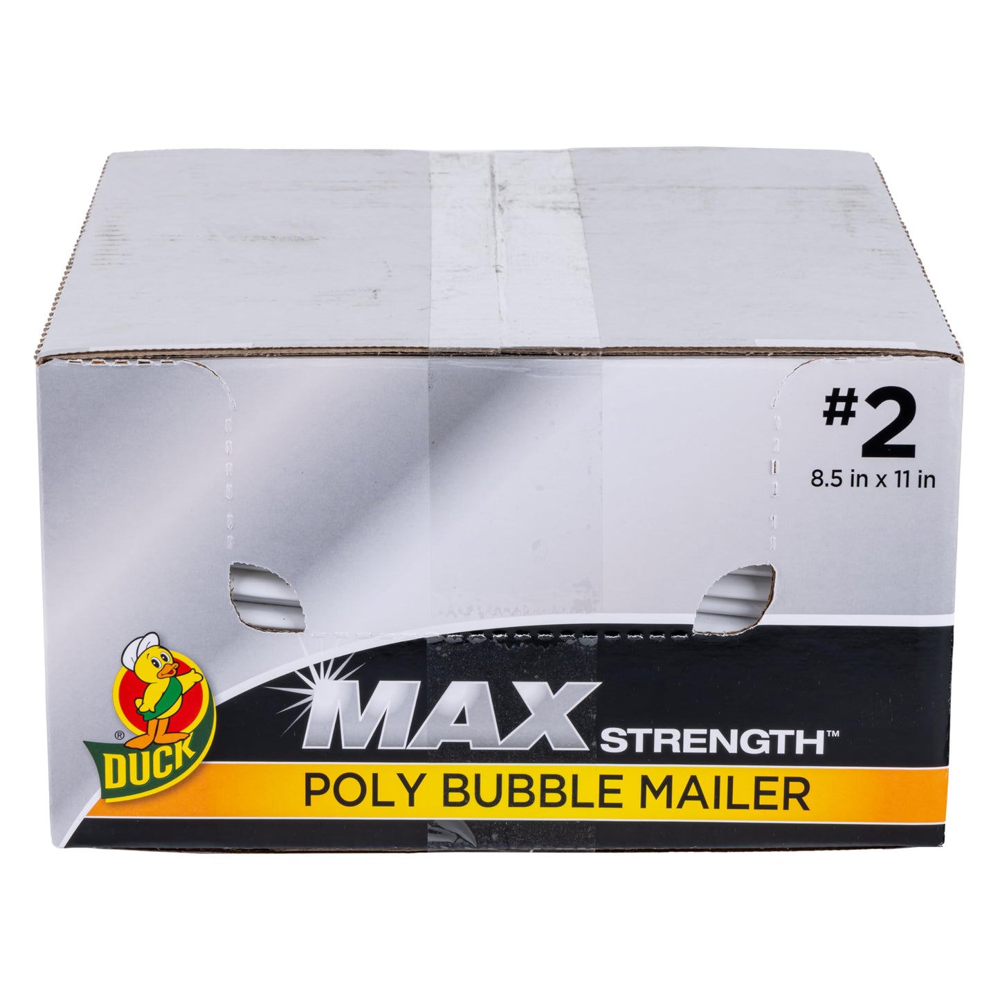 Duck Max #2 Poly Bubble Mailer, White, 8.5 inch x 11 inch, 25 Pack
