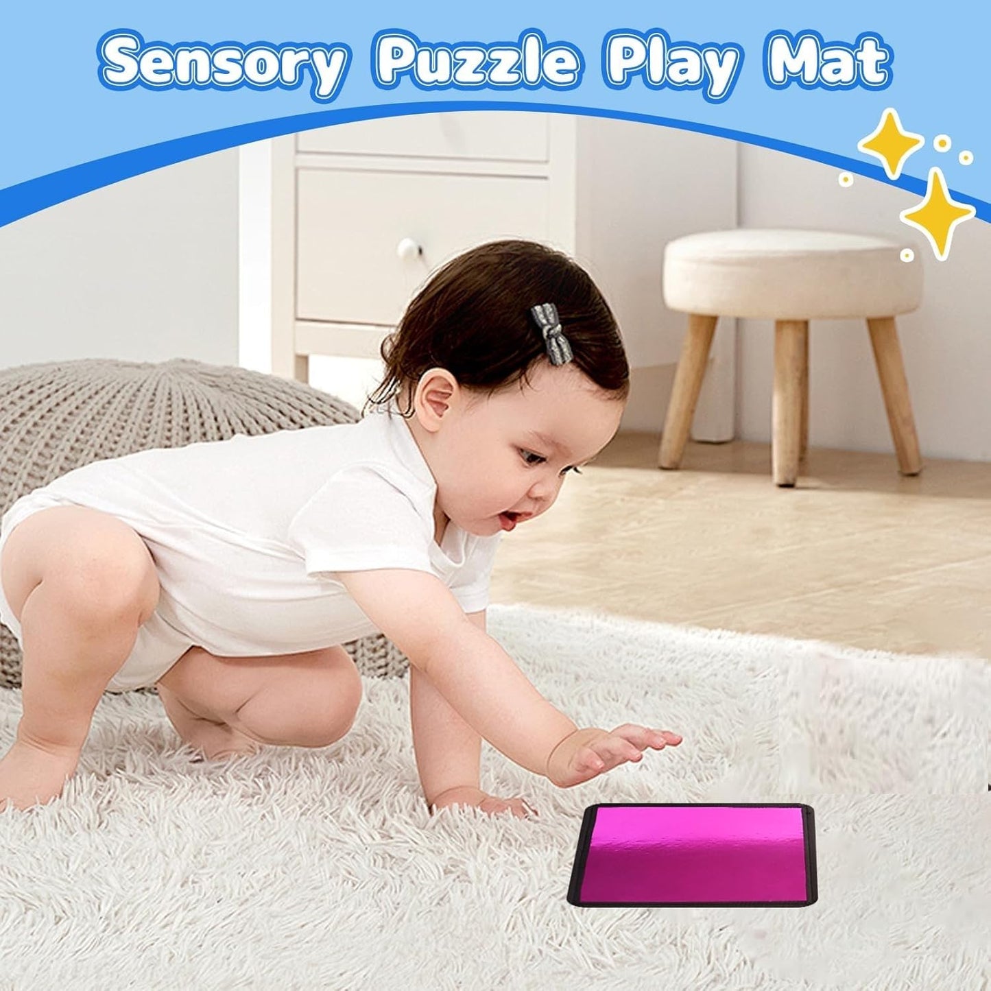 Sensory Mats for Autistic Children, 16 PCS Sensory Tiles for Kids, Sensory Wall for Toddlers, Sensory Toys for Autism Classroom, Special Education Sped Classroom Must Haves