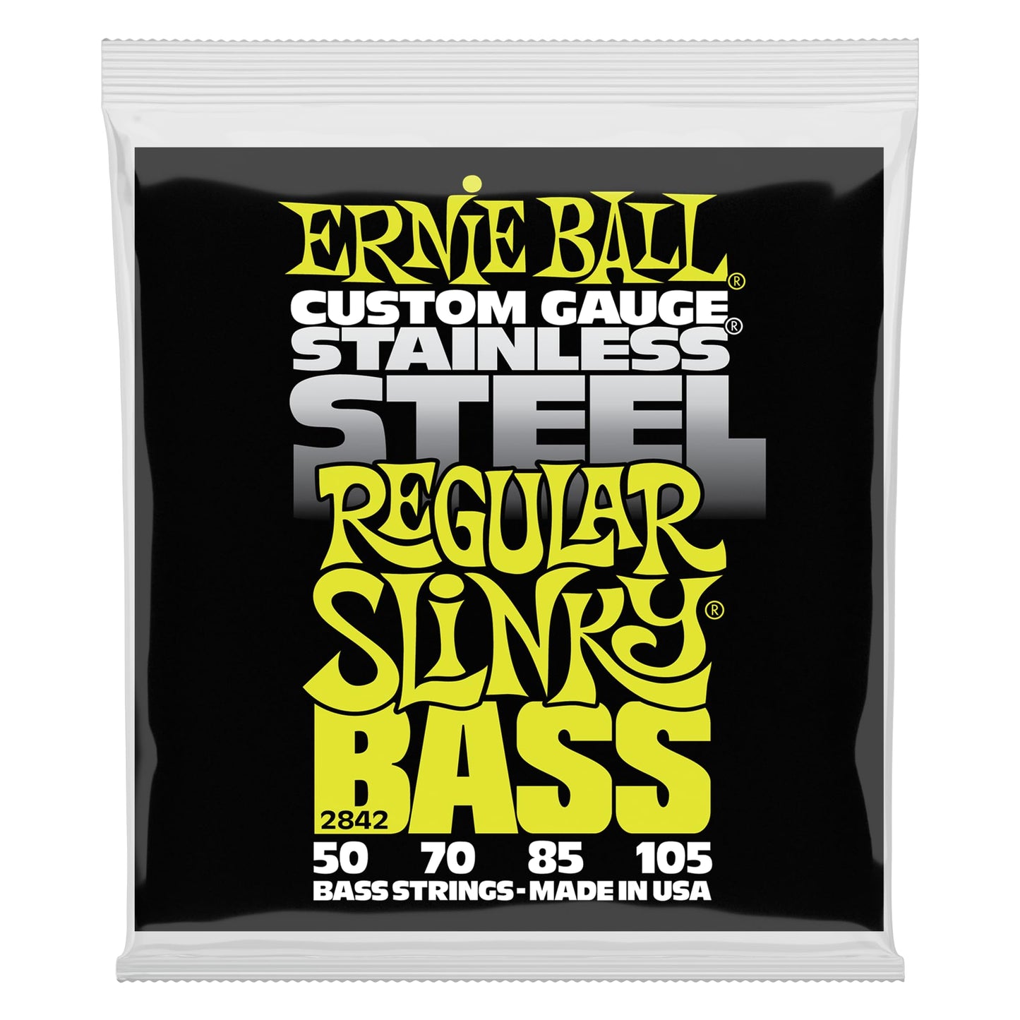 Ernie Ball 2842 Regular Slinky Stainless Steel Bass Set (50-105)
