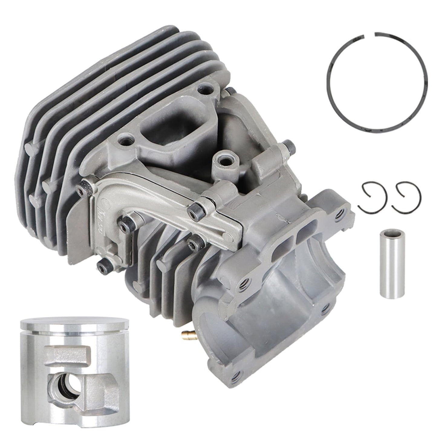 TINVHY 47MM 455 460 Cylinder Piston Kit Replacement for Husqvarna 455 Rancher 455E 460 Rancher