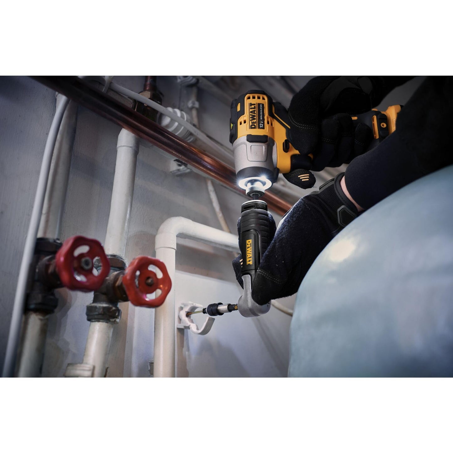 DEWALT Right Angle Drill Adaptor, 2-in-1 Attachment (DWAMRAFT)