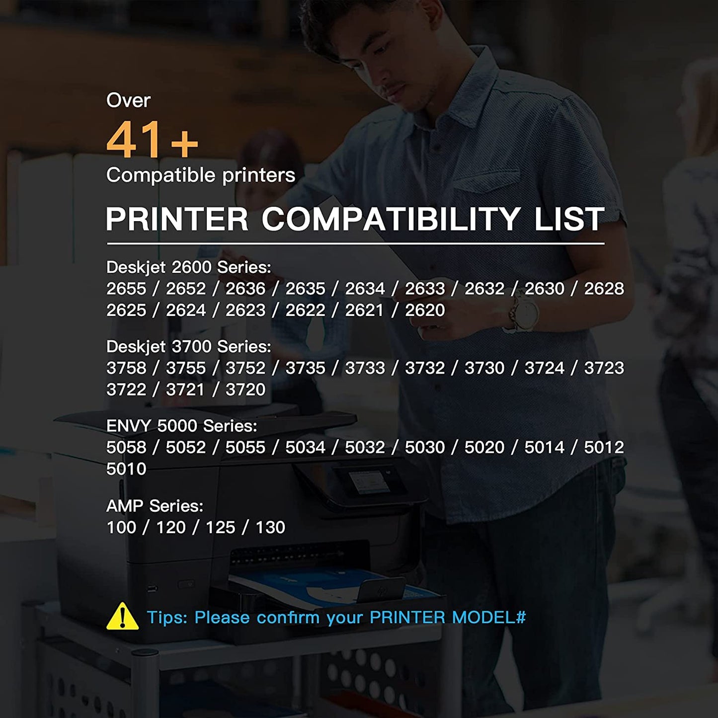 E-Z Ink (TM Remanufactured 65XL High-Yield Ink Cartridge Replacement for HP 65 XL to use with Envy 5055 5052 5058 DeskJet 2622 2624 2652 2655 3752 3755 Printer (Black and Tri-Color, 2 Pack)
