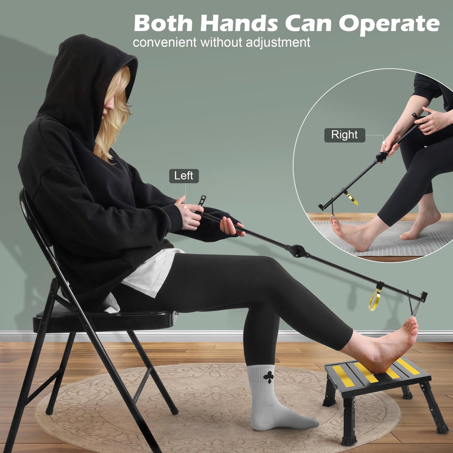 DEPSUNNY Long Handled Toenail Clippers(17" with Magnifier)