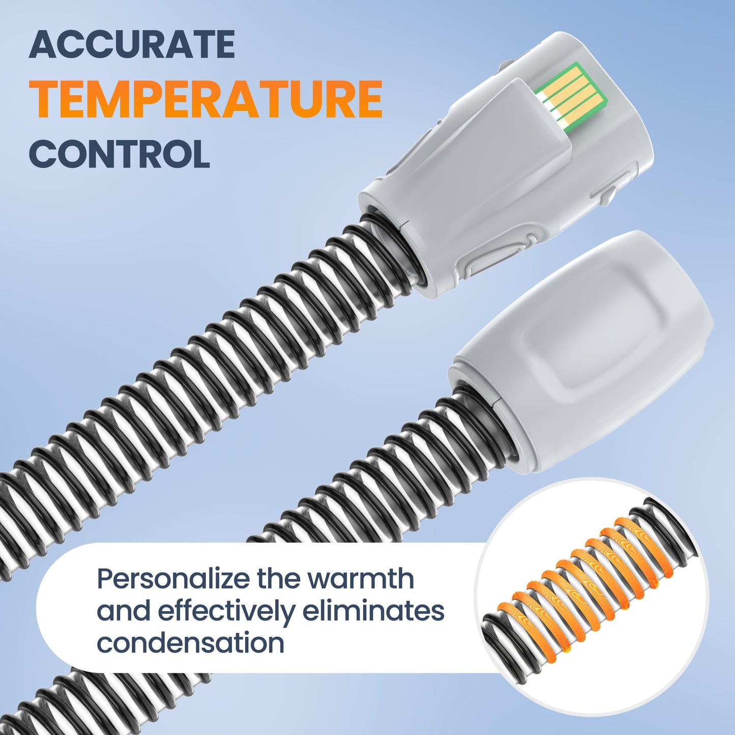Air Heated Tubing for Airsense 11 - Climate Line Air Hose Compatible with Resmed - Improved Version Tubing Replacement CPAP Supplies