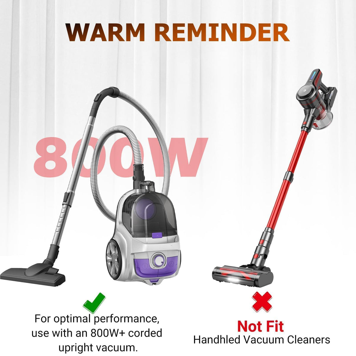 EZ SPARES 32mm or 1¼ Inch Vacuum Brush Head – Dual Purpose Floor Nozzle for Hard Floor & Carpet, Adjustable Suction, Swivel Neck, Smooth Rolling Wheels, Turbo Brush with Roller