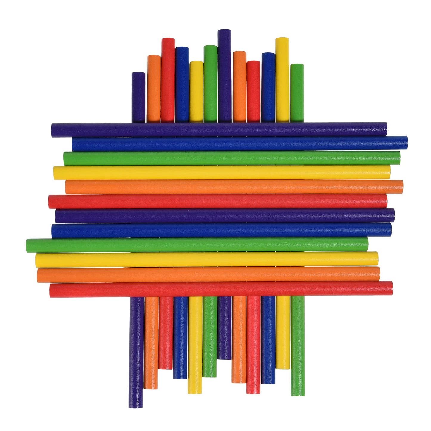 60 Pack Rhythm Sticks for Kids, 12 Inch Wood Lummi Sticks Music Percussion Sticks, 6 Colors