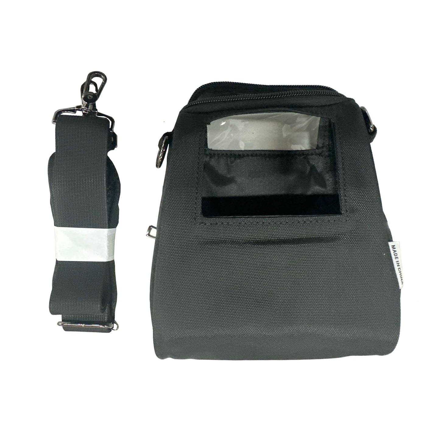 EXCEPRINT Carrying Case for Zebra ZQ520 & ZQ521 - Portable Thermal Label Printer Bag with Shoulder Strap, Easy Transport and Protection, Convenient Label Access, Black