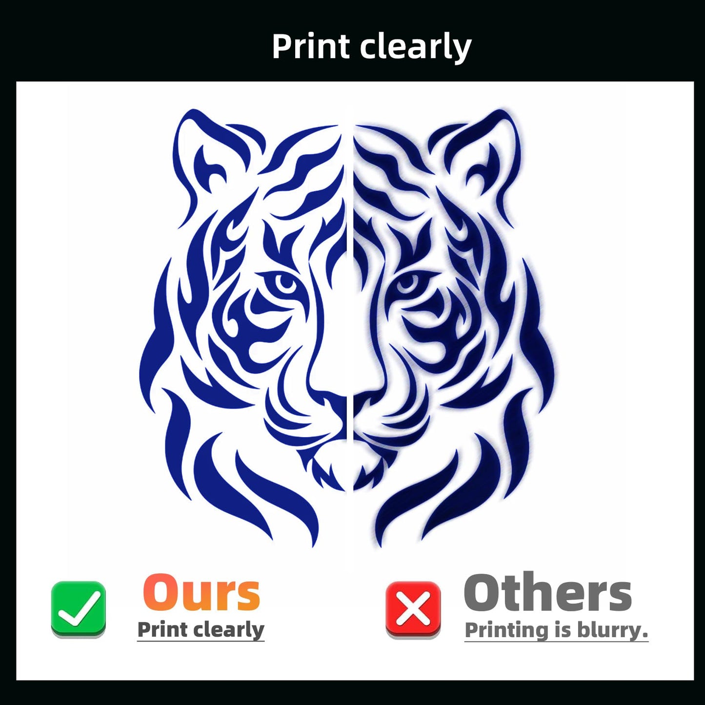 INKLESSPRINT Thermal Tattoo Stencil Printer Machine, Portable Wireless Tattoo Transfer Printer for Tattoo Artists & Enthusiasts, Support Mobile Phone & PC, with 10 Thermal Papers & 3 Transfer Papers