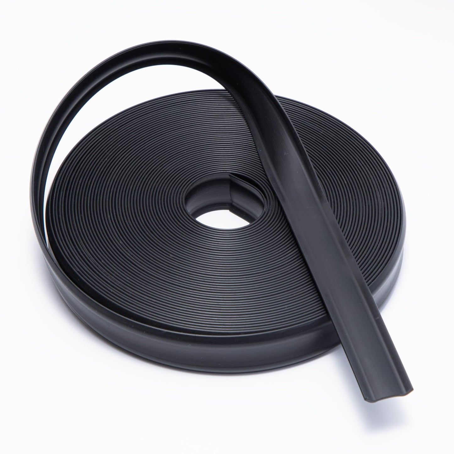 100FT RV Trim Molding Insert, Heavy Duty Durable RVs Weather Stripping Exterior, 1 Inch Black Flexible Vinyl Trim Insert for Camper & Trailer Outside Screw Cover/Corner/Channel/Siding/Roof Edge Track