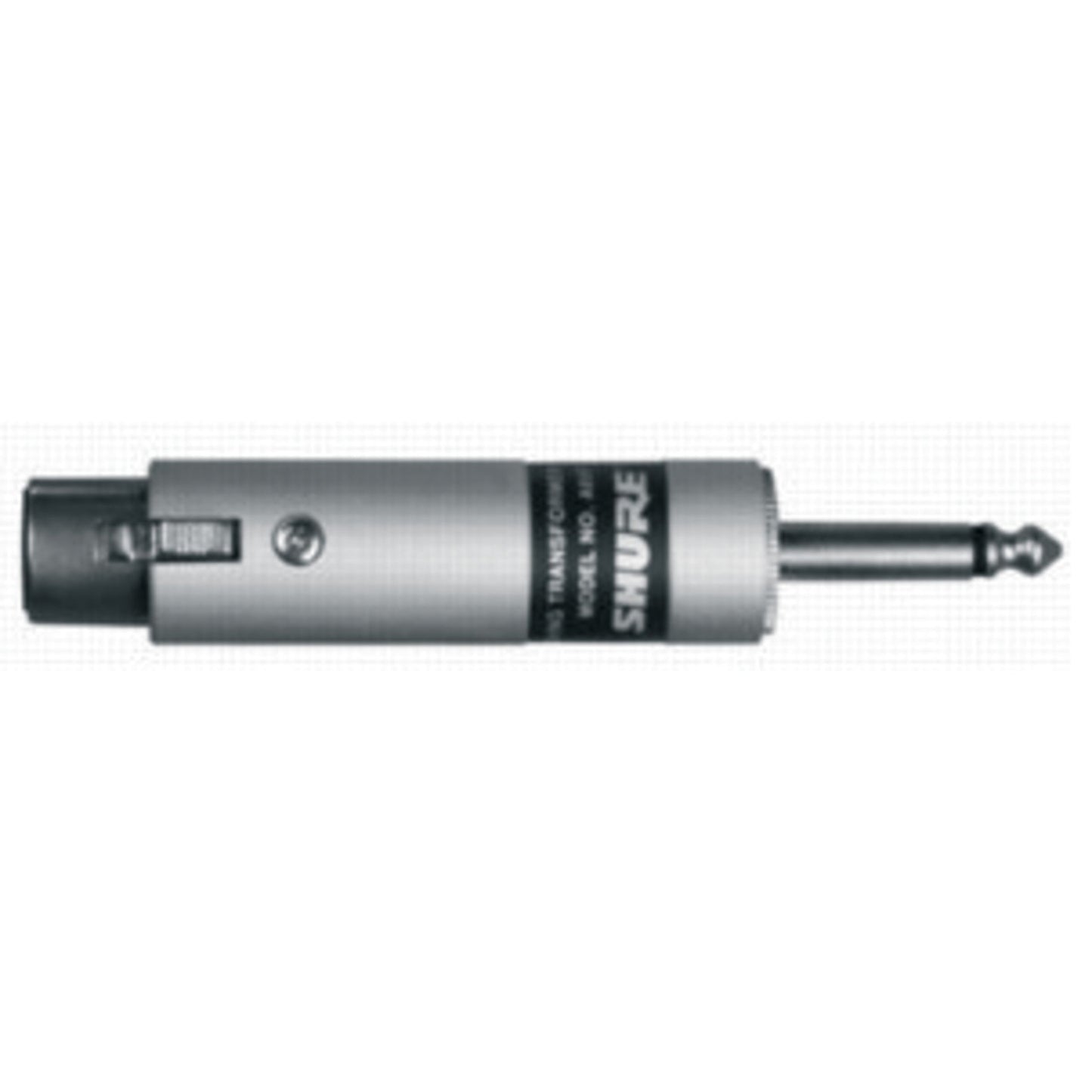 Shure A85F Line Matching Transformer - Low Z Female XLR to High Z 1/4-Inch Phone Plug Connects a Balanced Low Impedance Microphone Output to an Unbalanced High Impedance Input