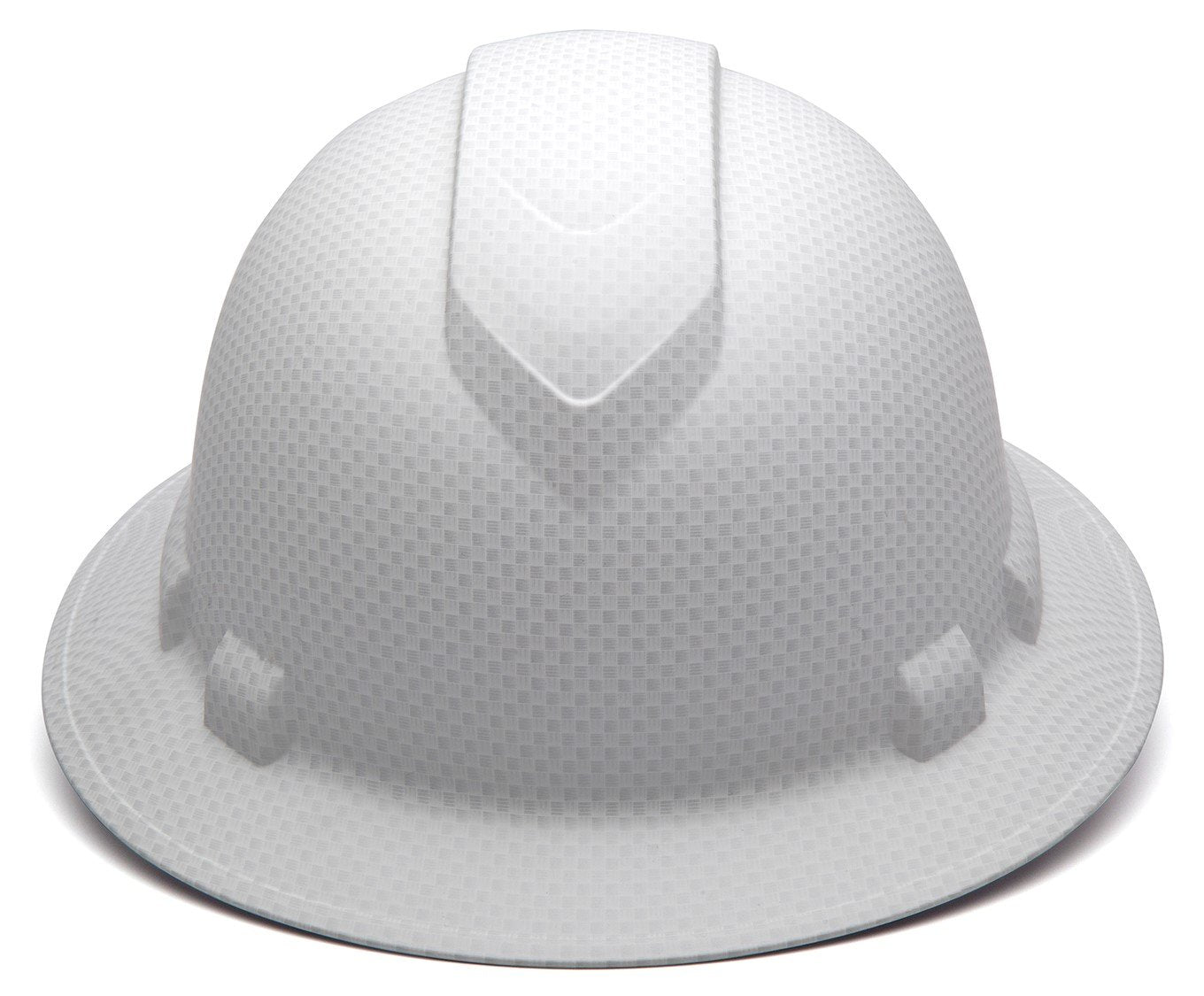 Pyramex Safety HP54116 Ridgeline Full Brim Hard Hat (White Graphite Pattern)