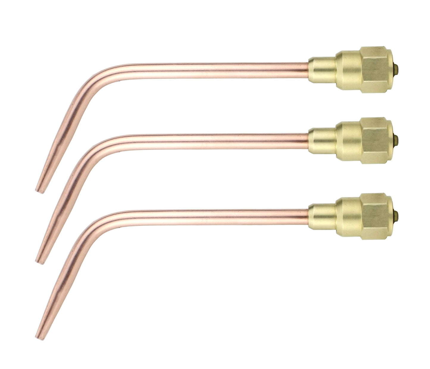 SÜA - Oxy-Acetylene Welding Tip Series W-J Compatible with “J” Series Victor Ligth Duty Torches - Sizes #1, #2 and #3 (3-Pack)