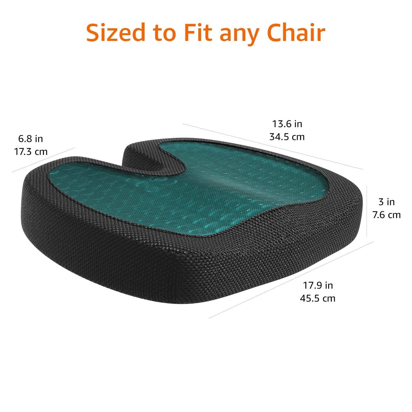 Amazon Basics Gel Enhanced Seat Cushion for Office Chair