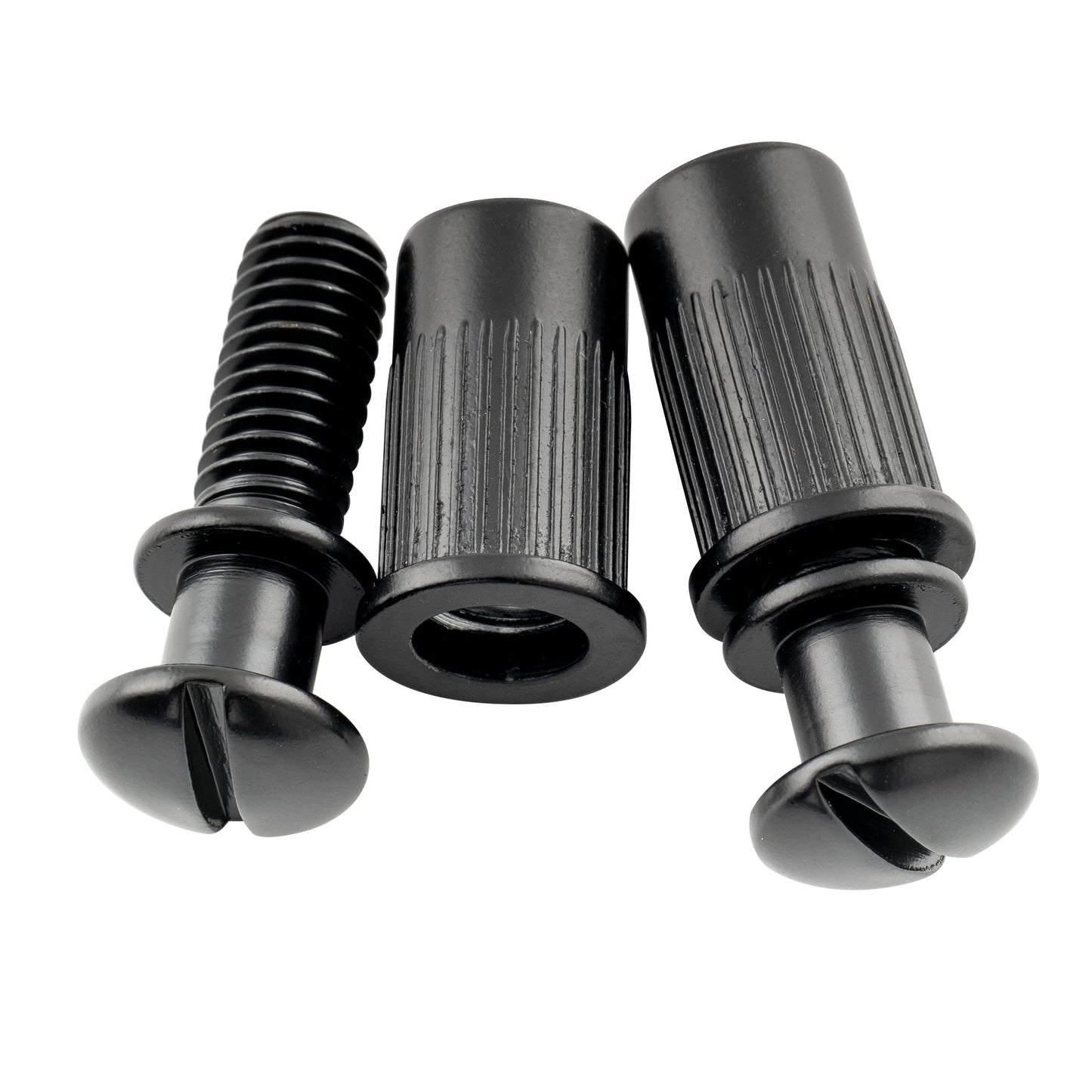 Wilkinson M Series 52.5mm (2-1/16 inch) String Spacing Adjustable Pigtail Style Wraparound Bridge for Les Paul SG Junior Special Style Electric Guitar, Black