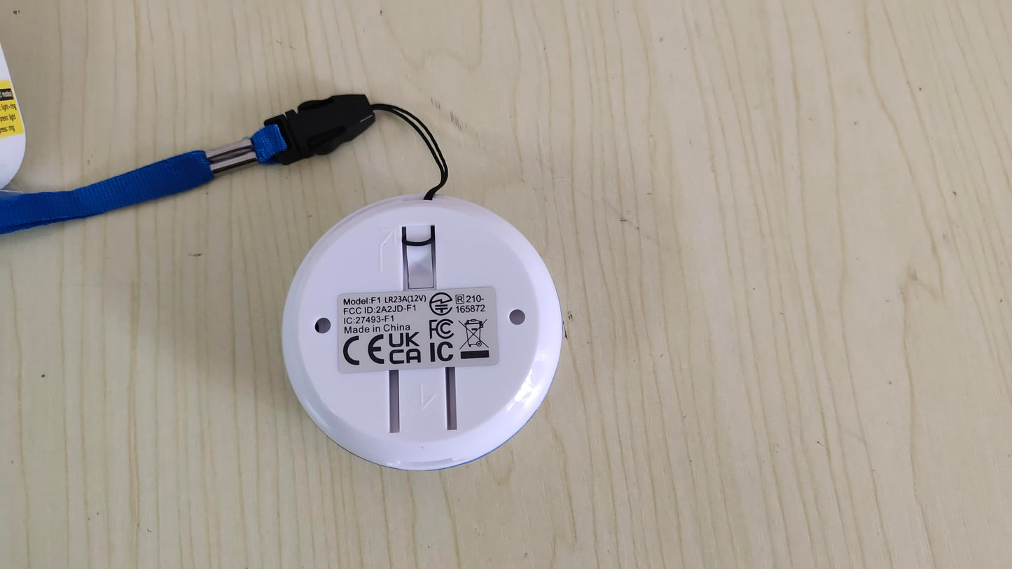 LIOTOIN Caregiver Pager Wireless Call Button for Elderly Nurse Alert System Call Bell Alert Button for Elderly/Patients/Disabled 3 Transmitters 2 Plugin Receivers (with Color Light Flashing Reminder)