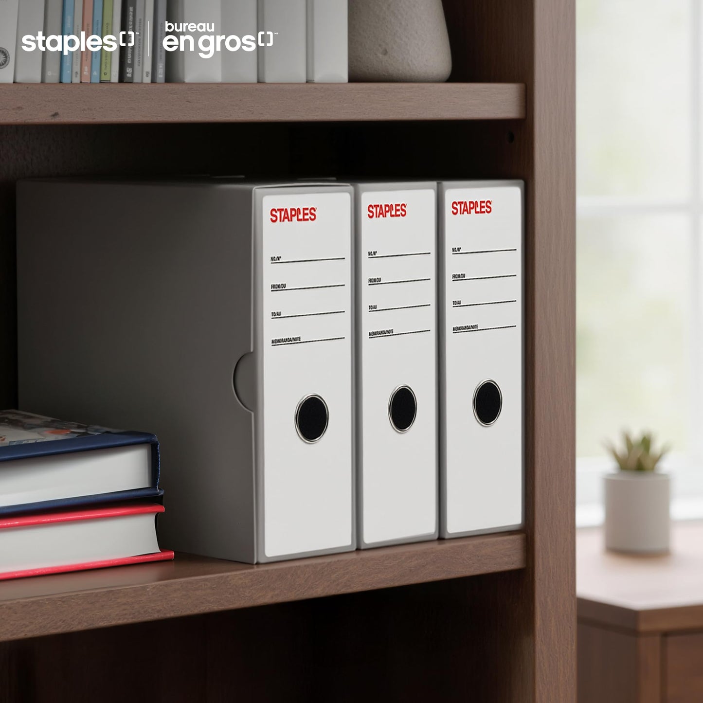 Staples Binding Case, #2 Letter Size, Heavy-Duty Cardboard, Internal 2-Ring Binder, 6 Pack