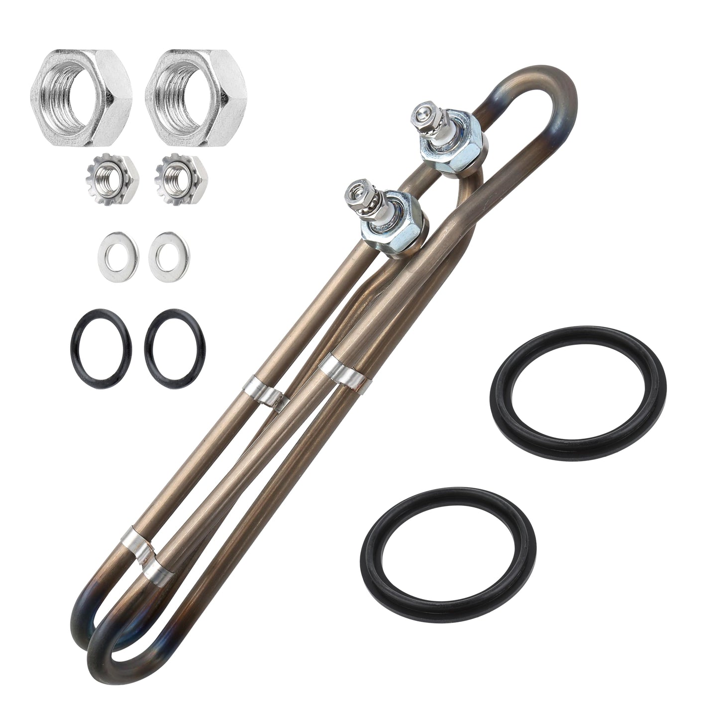 Dgqtrx 5.5KW 240V Hot Tub Heater Element for Balboa Spa Heater Element, Titanium Flo-Thru Hot Tub Heater Element(10 Inch)