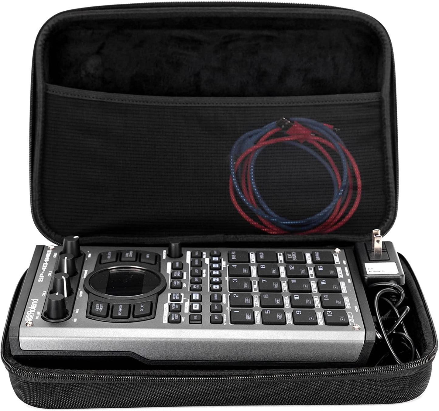 ANALOG CASES Pulse Case for The Roland SP-404 or SP-404MKII, Black, Custom