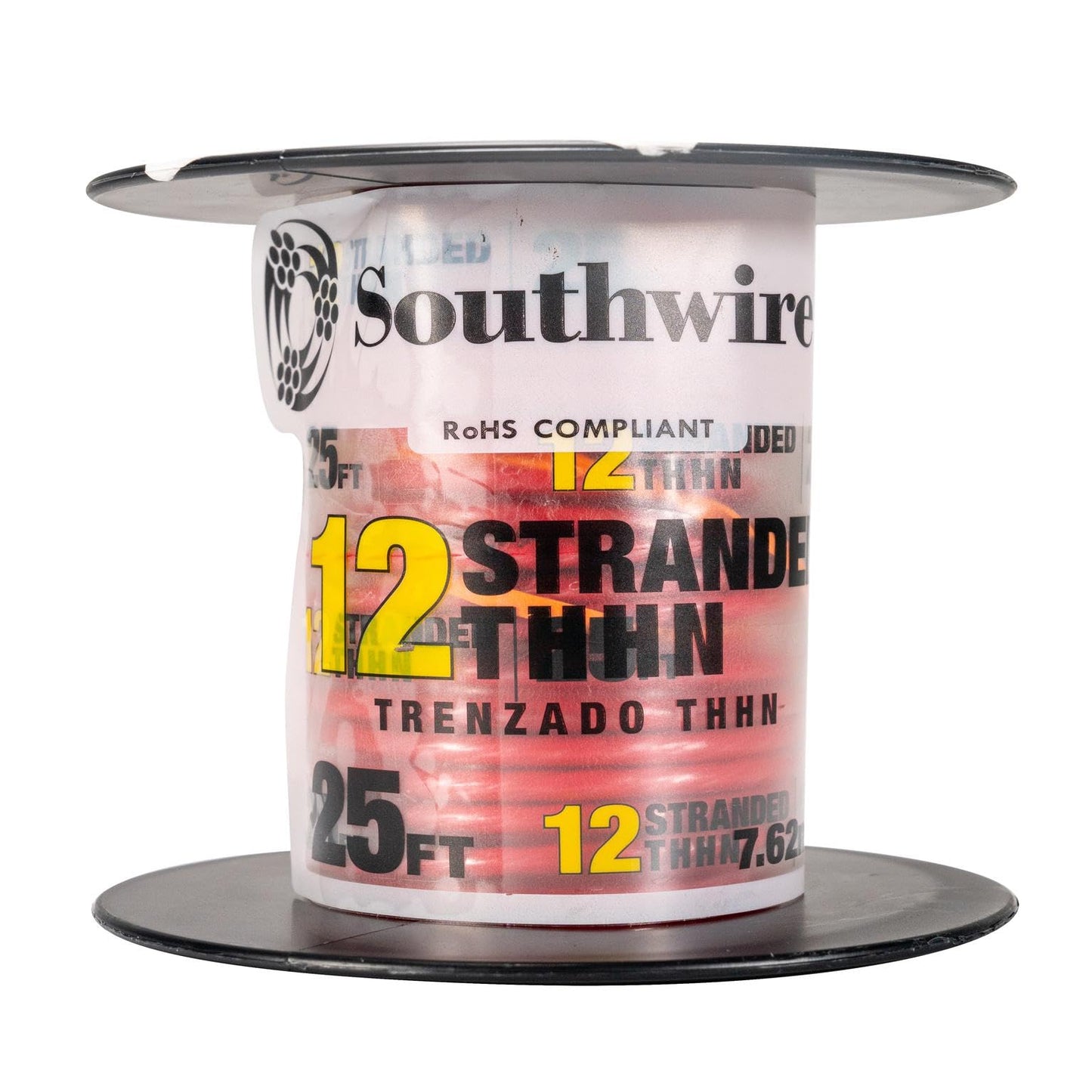 Southwire 22968252 Simpull Thhn or Thwn-2 Standard Wire, 12 Gauge, 100' per Roll, Green
