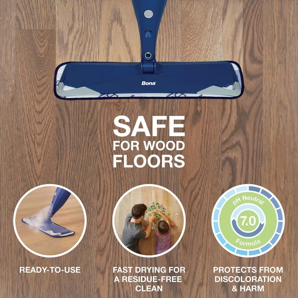 Bona Hardwood Floor Cleaner Refill, 128 Fl Oz (Pack of 1) (128 Fl Oz (Pack of 1))