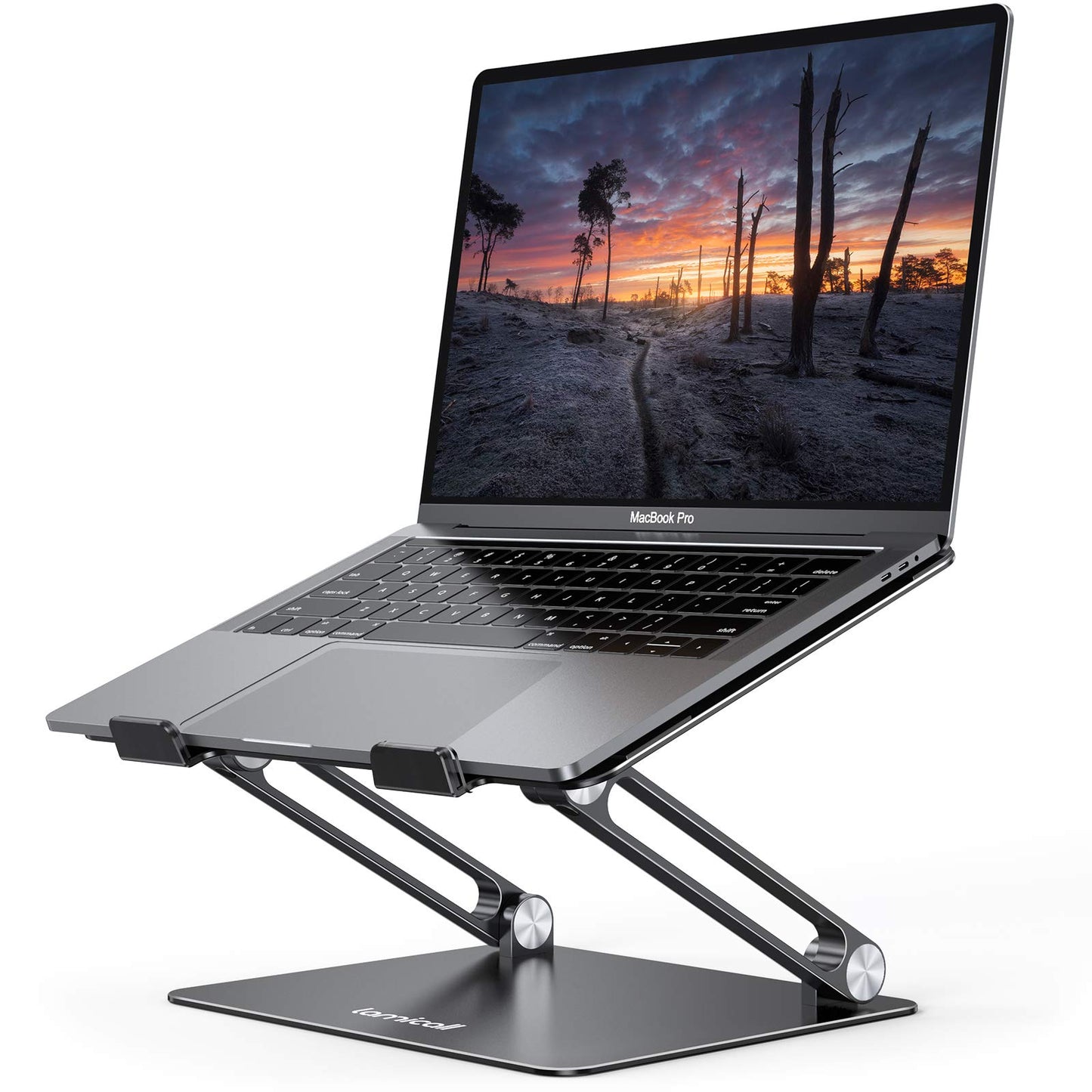 Lamicall Adjustable Laptop Stand, Portable Laptop Riser, Aluminum Laptop Stand for Desk Foldable, Ergonomic Computer Notebook Stand Holder for MacBook Air Pro and More laptops, Gifts for Men Women