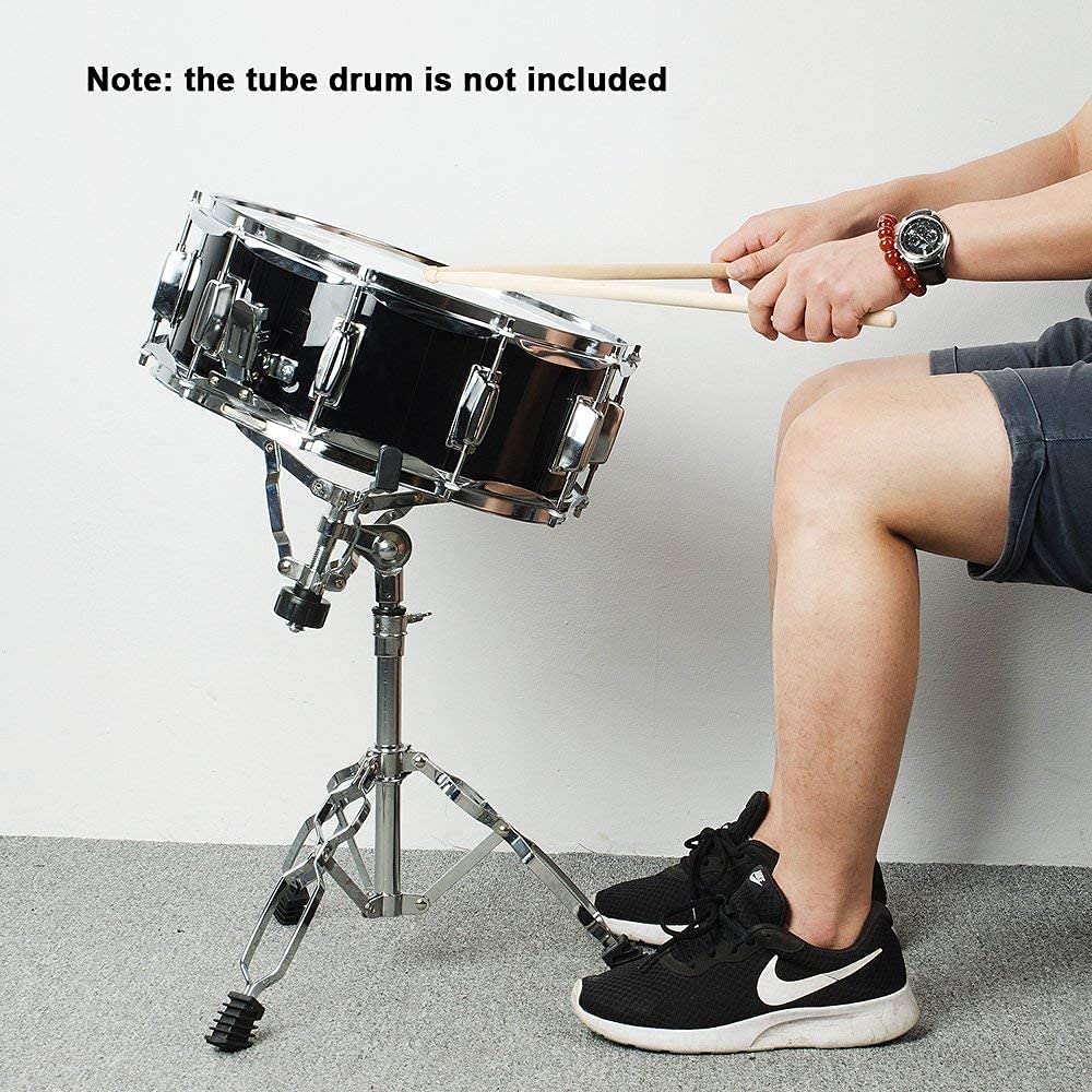 Snare Drum Stand, Lightweight Snare Stand, Double Braced Legs, 2.0 cm Tube with Oxford Cloth Carrying Bag
