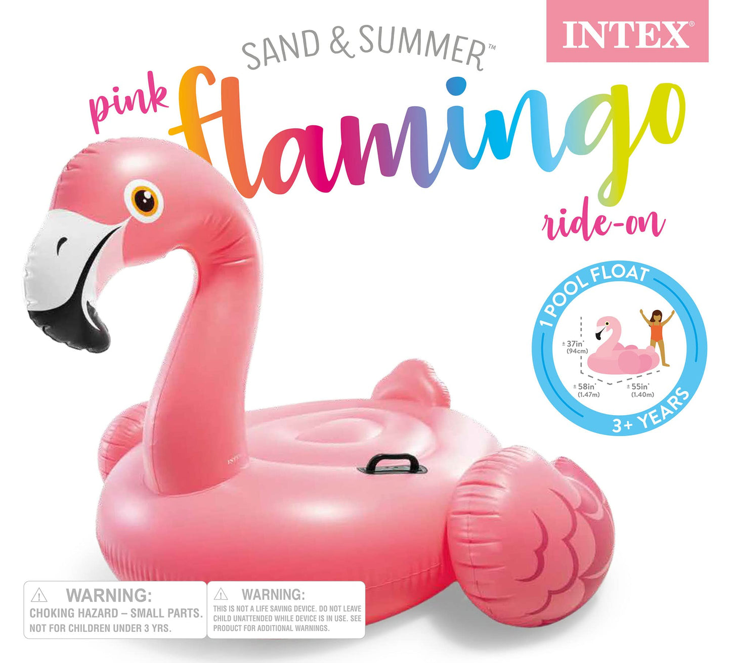 Intex 57558EP Inflatable Flamingo Float