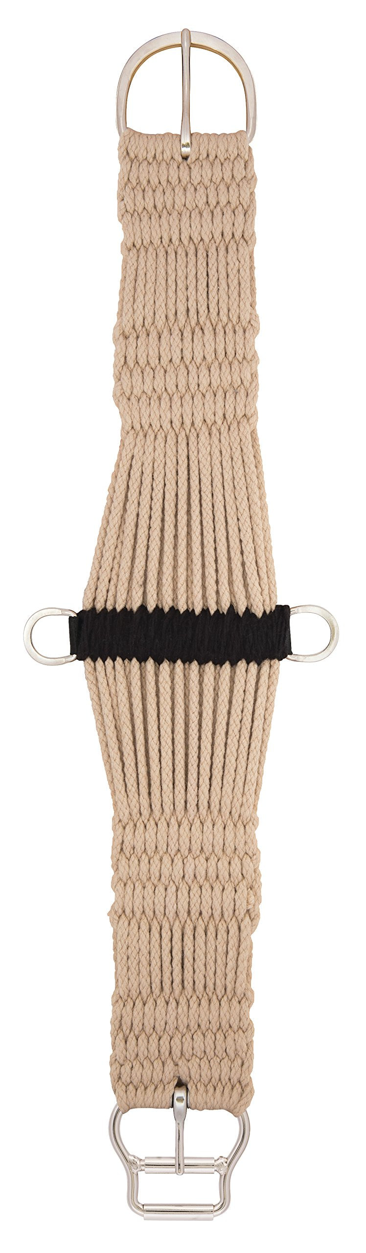 Weaver Leather Rayon 25 Strand Roper Smart Cinch with New and Improved Roll Snug Cinch Buckle, 28-Inch, White