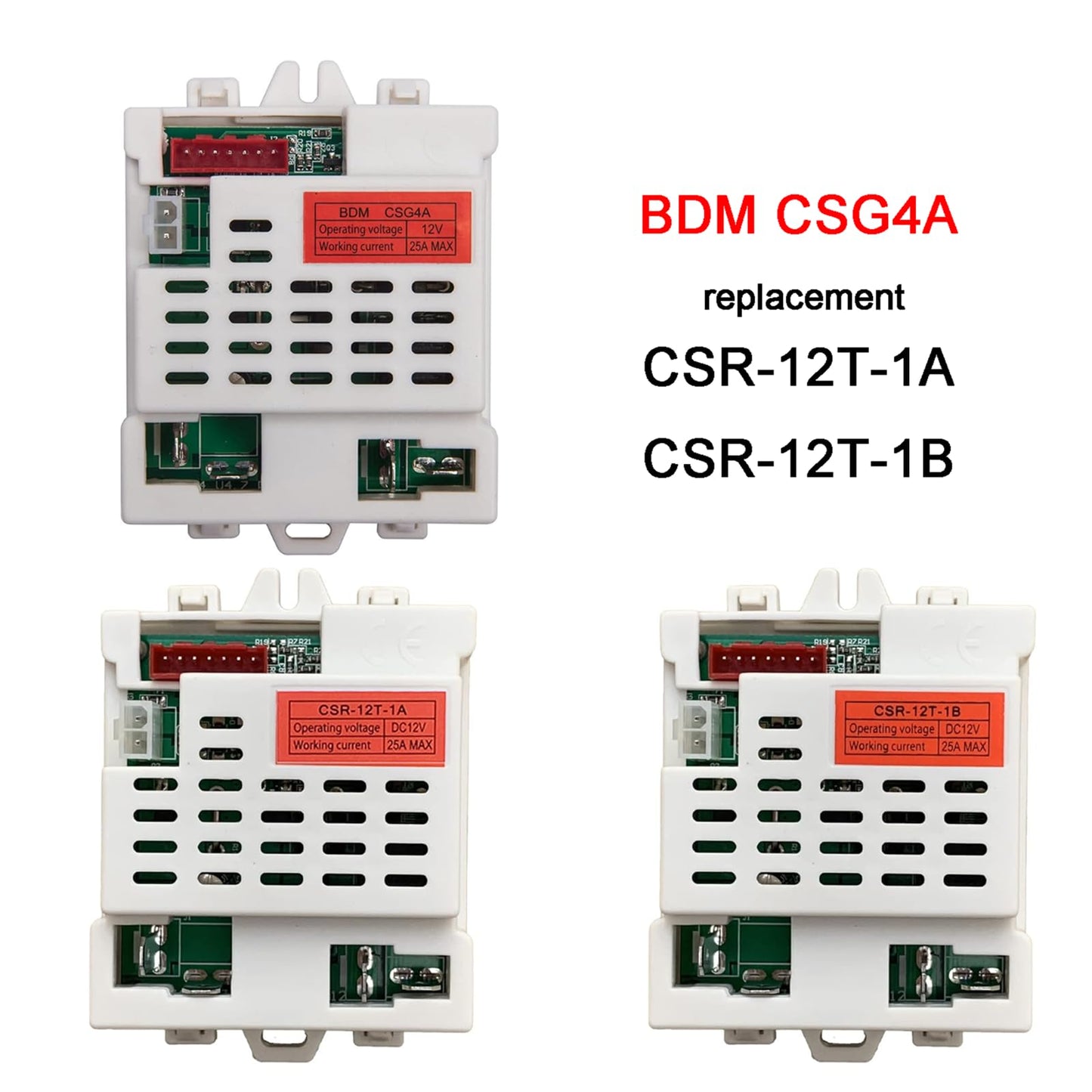 BDM CSG4A 12V Children's Power Riding car 2.4G Bluetooth Remote Control and Receiver kit Controller Control Box Accessories Children's Electric Riding car Replacement Parts