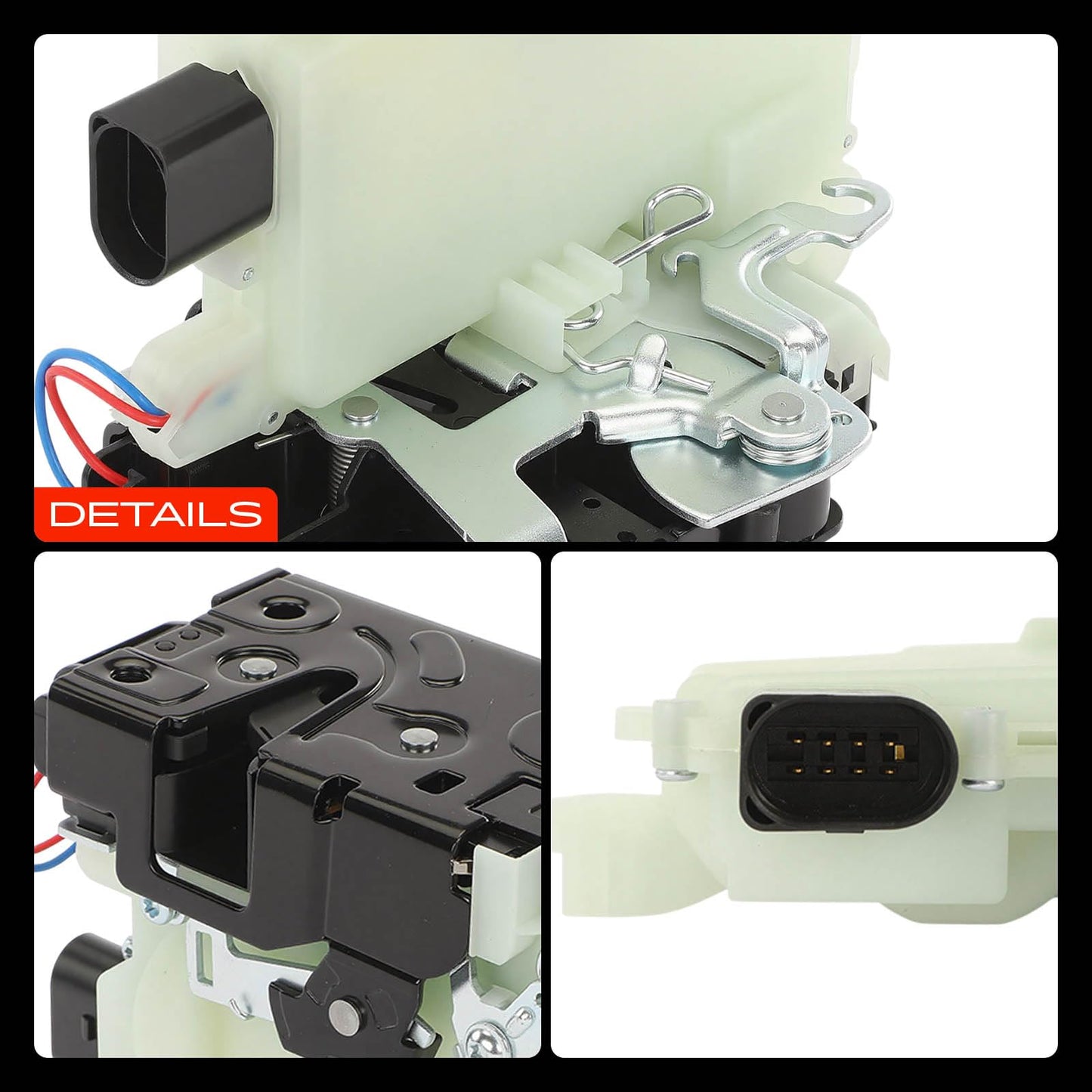 A-Premium Door Latch Lock Actuator Compatible with Volkswagen Vehicles - Beetle 1999-2010, Golf 1999-2006, GTI 2006-2007, Jetta 2000-2005, Passat 2000-2005 - Front Left Driver Side