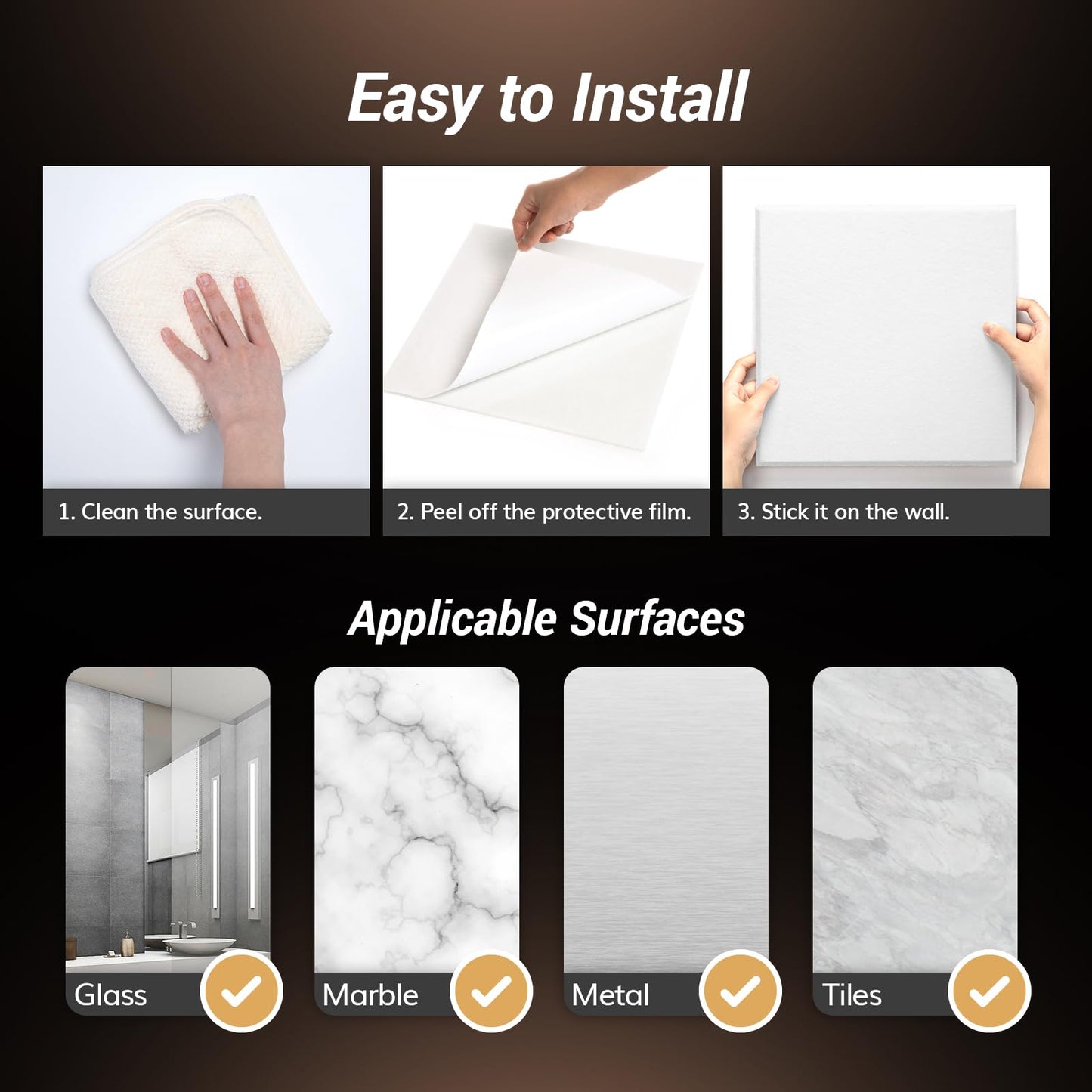 18 Pack Sound Proof Panels with Self-Adhesive, TONOR Square High Density Soundproof Wall Panels, Acoustic Wall Panels for Recording Studio Home Ceiling Wall Decoration,11.6"x 11.6"x 0.4", White