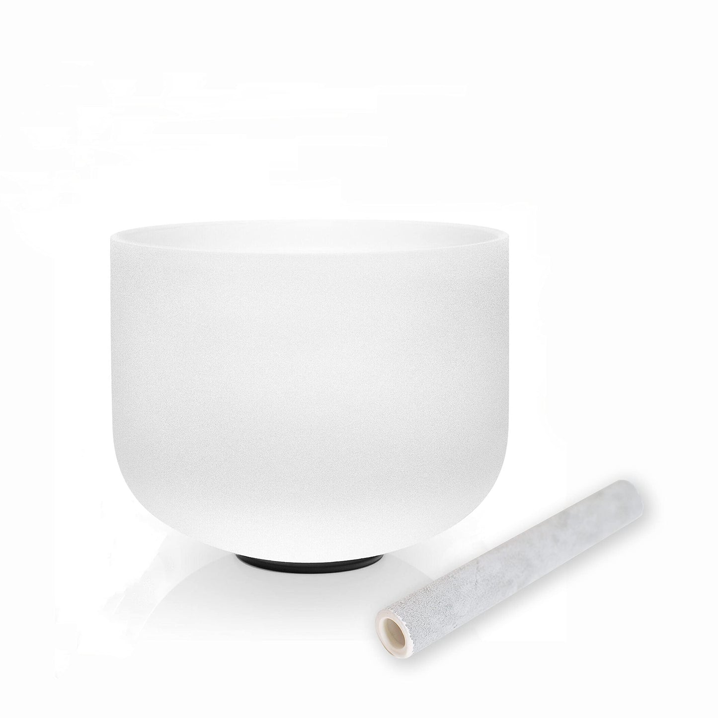 TAIFENG A Note Third Eyes Chakra Quartz Frosted Crystal Singing Bowl 8 inch