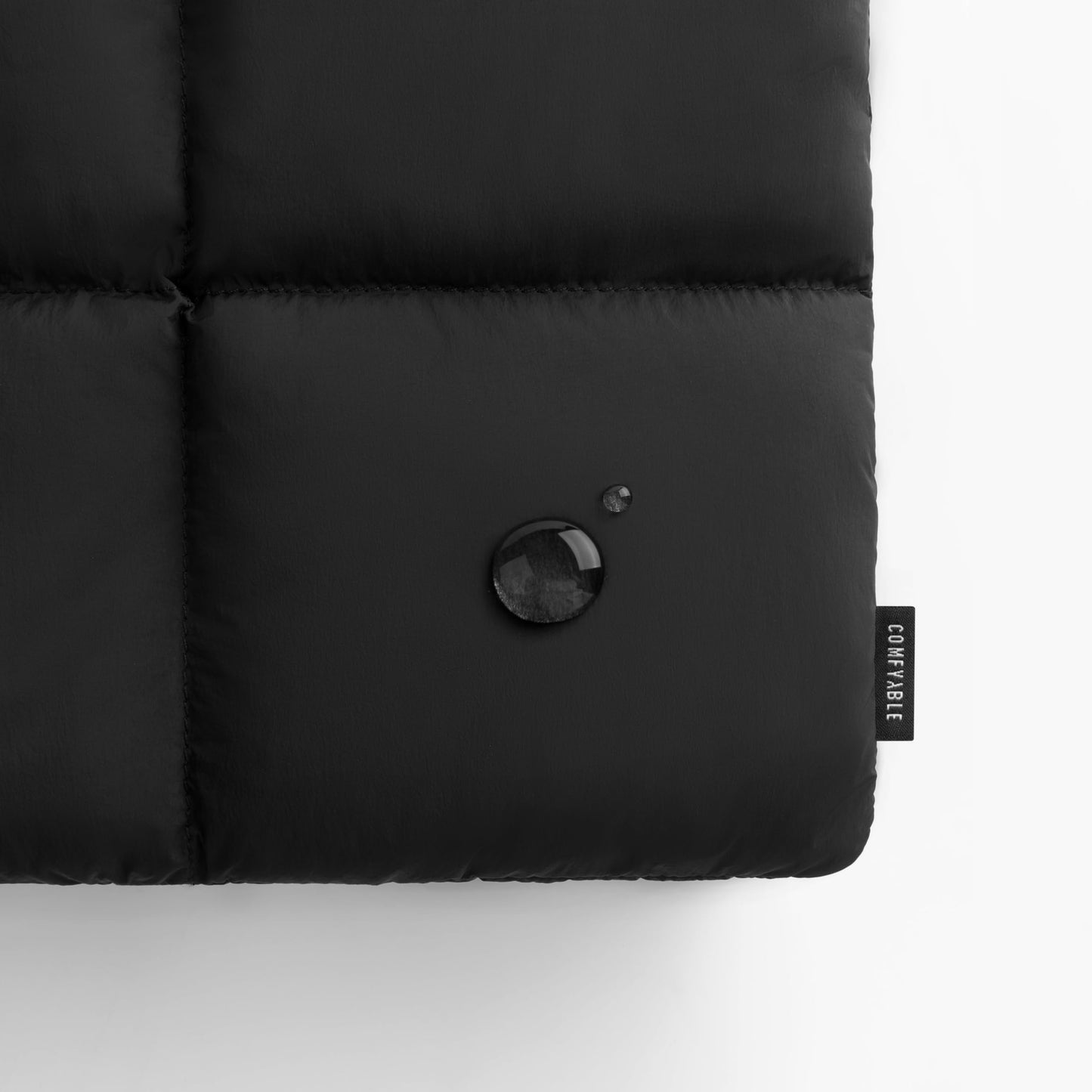 Comfyable Puffy Laptop Sleeve 13 14 Inch, Quilted Puffer Laptop Carrying Case with Handle, Pillow Case Compatible for MacBook Air M4 2025, MacBook Pro M4 Pro/Max, Black