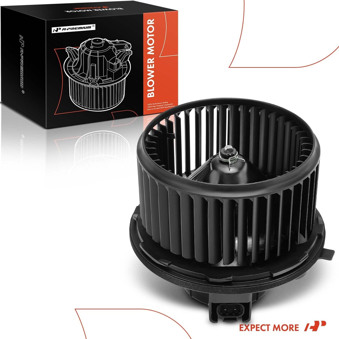 A-Premium HVAC A/C Heater Blower Motor with Fan Cage Replacement for Chevy, GMC, Cadillac Vehicles - 2007-2013 Silverado 1500, Avalanche, Sierra 1500, Yukon, Escalade- Replace# 20760618