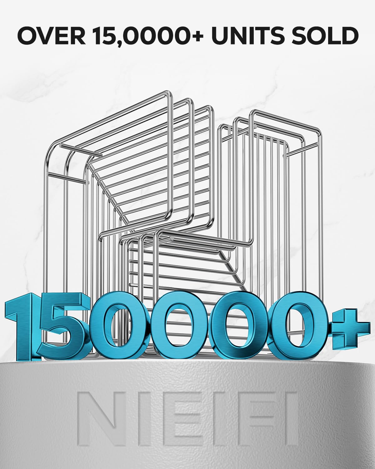Nieifi Adhesive Corner Shower Caddy Shelf Basket Rack with Hooks, Rust Proof Stainless Steel Bathroom Shelf Shampoo Holder No Drilling 2 Pack(Sliver)