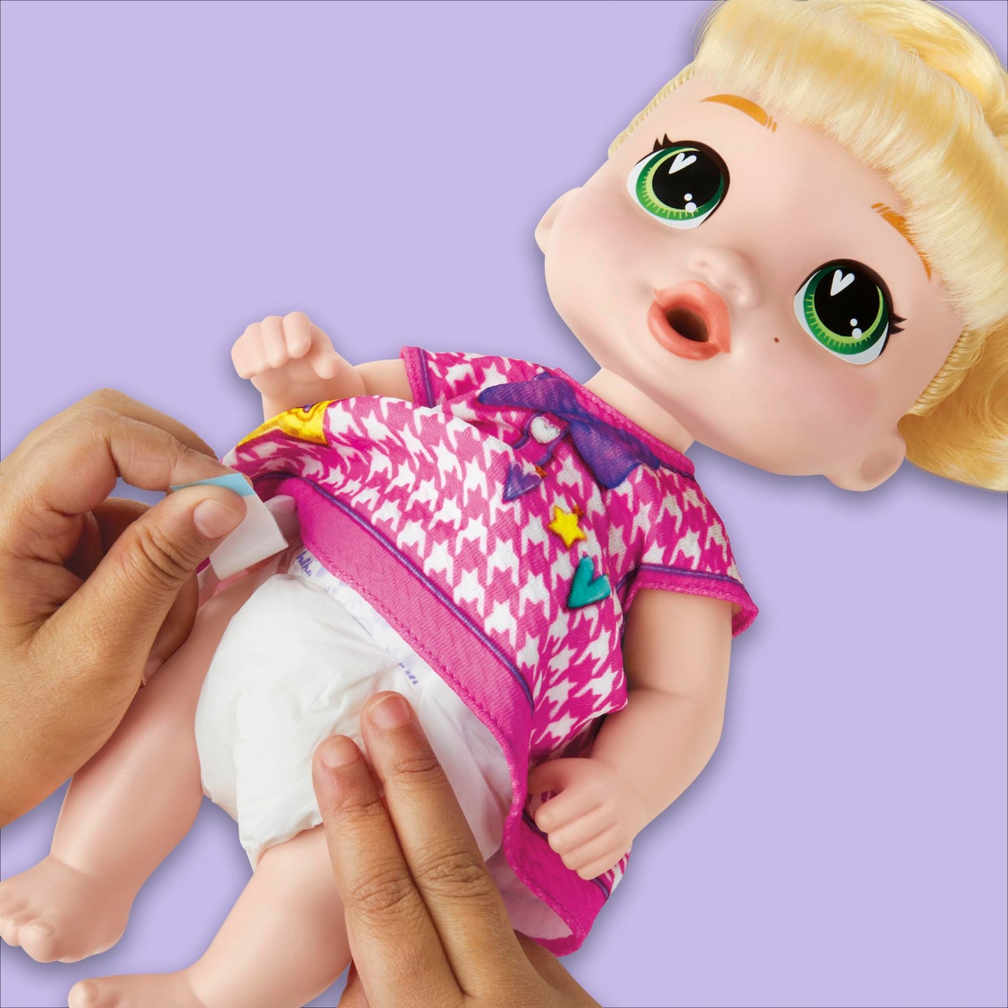 Baby Alive Bubbly Tea Party LaLa GooGoo Doll with Teapot Accessories, Blonde Hair, 11 Inches, Toys for 3 Year Old Girls and Boys & Up