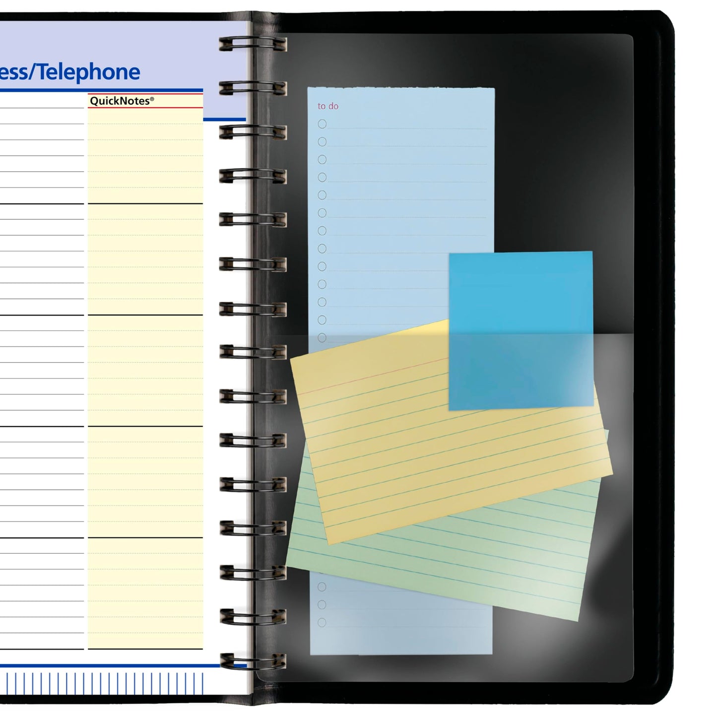 AT-A-GLANCE 2026 Appointment Book Planner, Daily & Monthly, 5" x 8", Small, QuickNotes, Black (76040526)