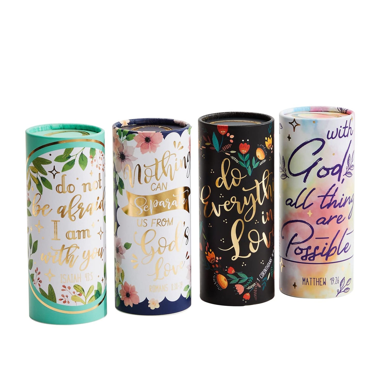 8-Pack Car Tissues Cylinder Boxes - Round Travel Wipes for Car Cup Holder (50 Tissues Per Container)