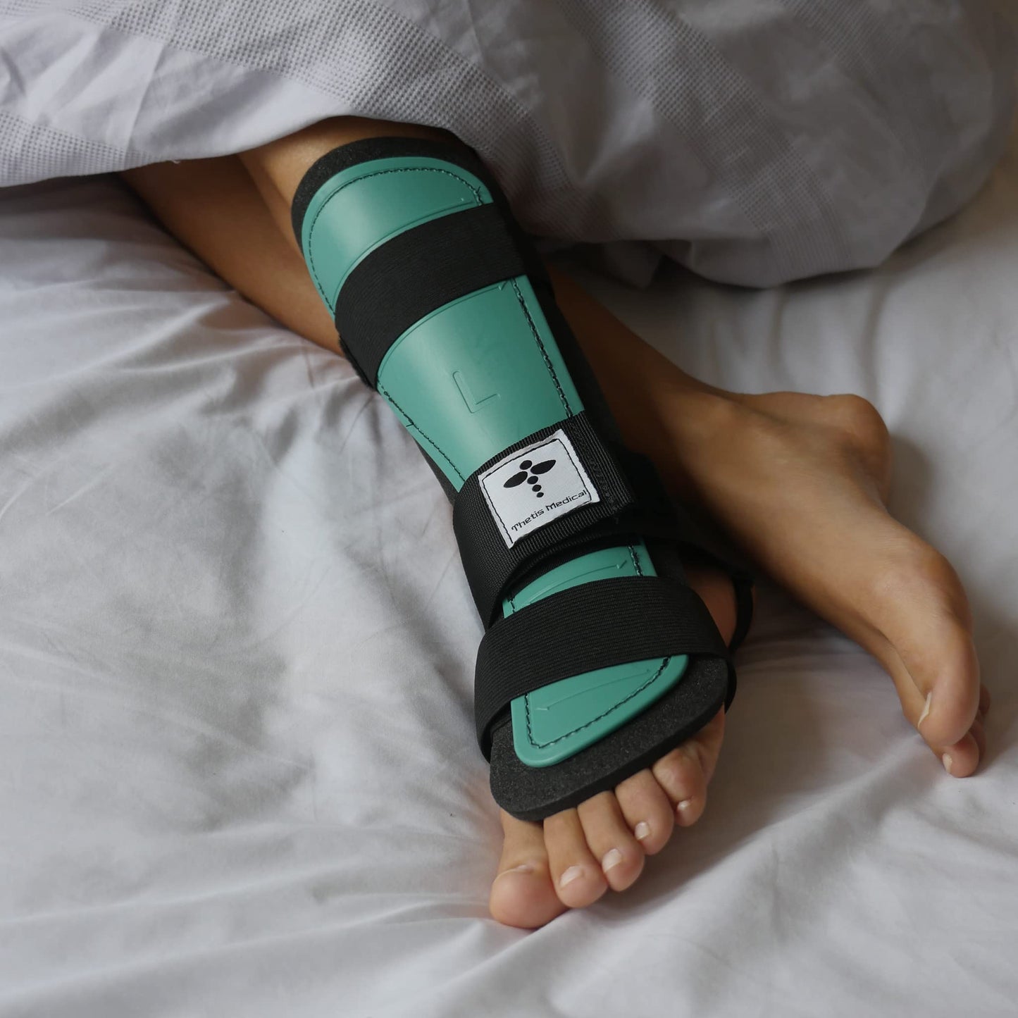 Achilles Tendon RUPTURE Night Splint, ONLY for COMPLETE Achilles tear - BEFORE PURCHASE: 1. Select SIZE & SIDE 2. Check with MEDICAL PROFESSIONAL (Large, Left)